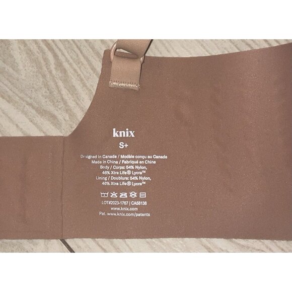 Knix Revolution Bra Lined Wire Free Womens S+ Beige New Nwt - Picture 6 of 6